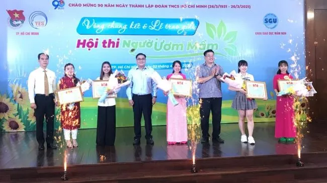 Cô giáo Hoàng Thị Thu Nguyệt đạt giải nhất hội thi “Người ươm mầm” lần 2 năm 2021