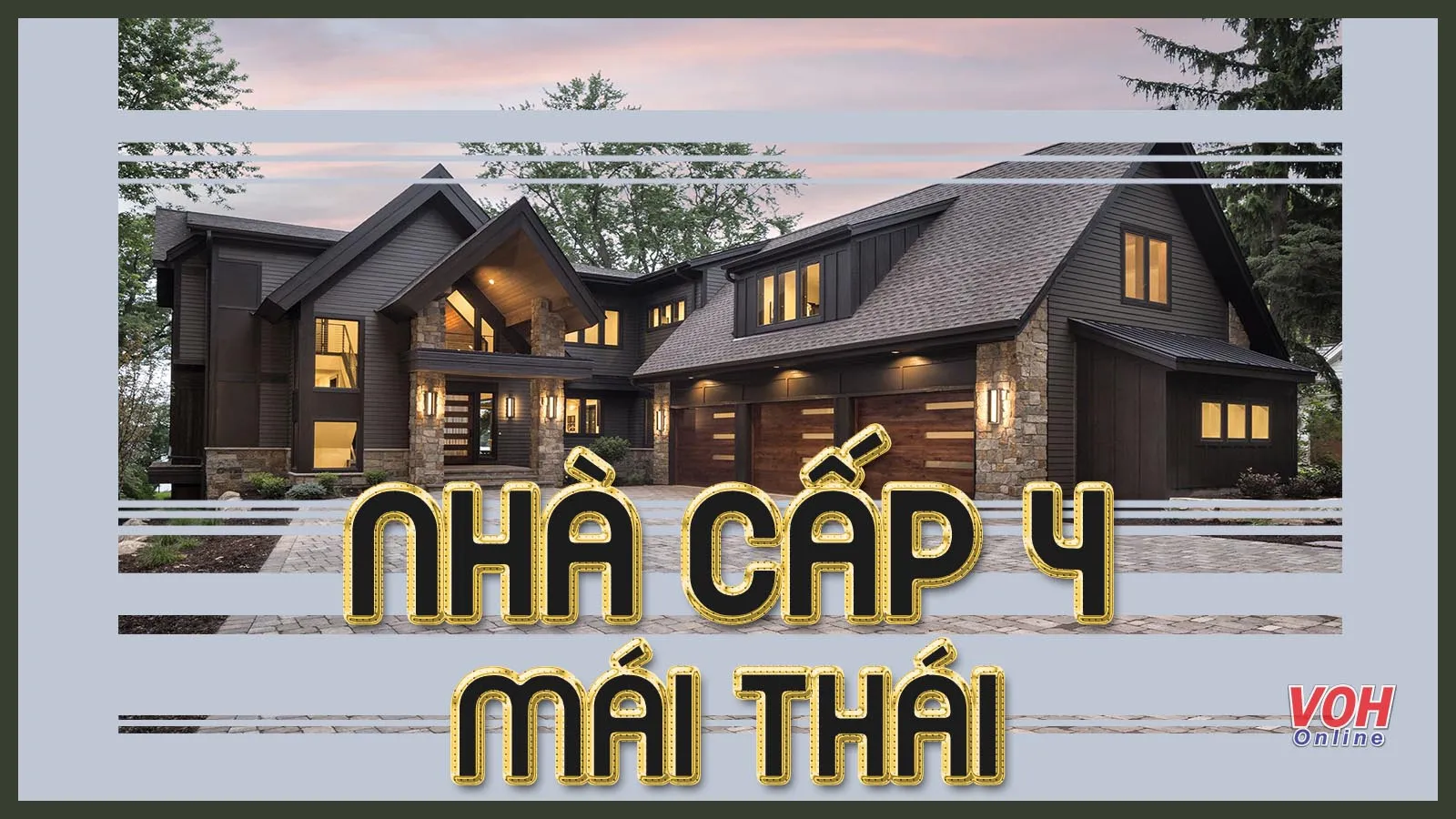 Gợi ý 4 kiểu nhà cấp 4 mái thái được ưa chuộng nhất