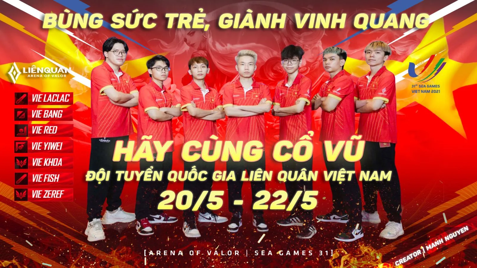 Liên Quân Mobile: SPG công bố đội hình chính thức tham dự SEA Games, liệu có làm nên thành tích?