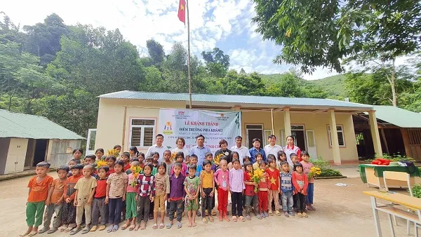 Khánh thành điểm trường Phia Khăm 2 với kinh phí xây dựng 630 triệu đồng
