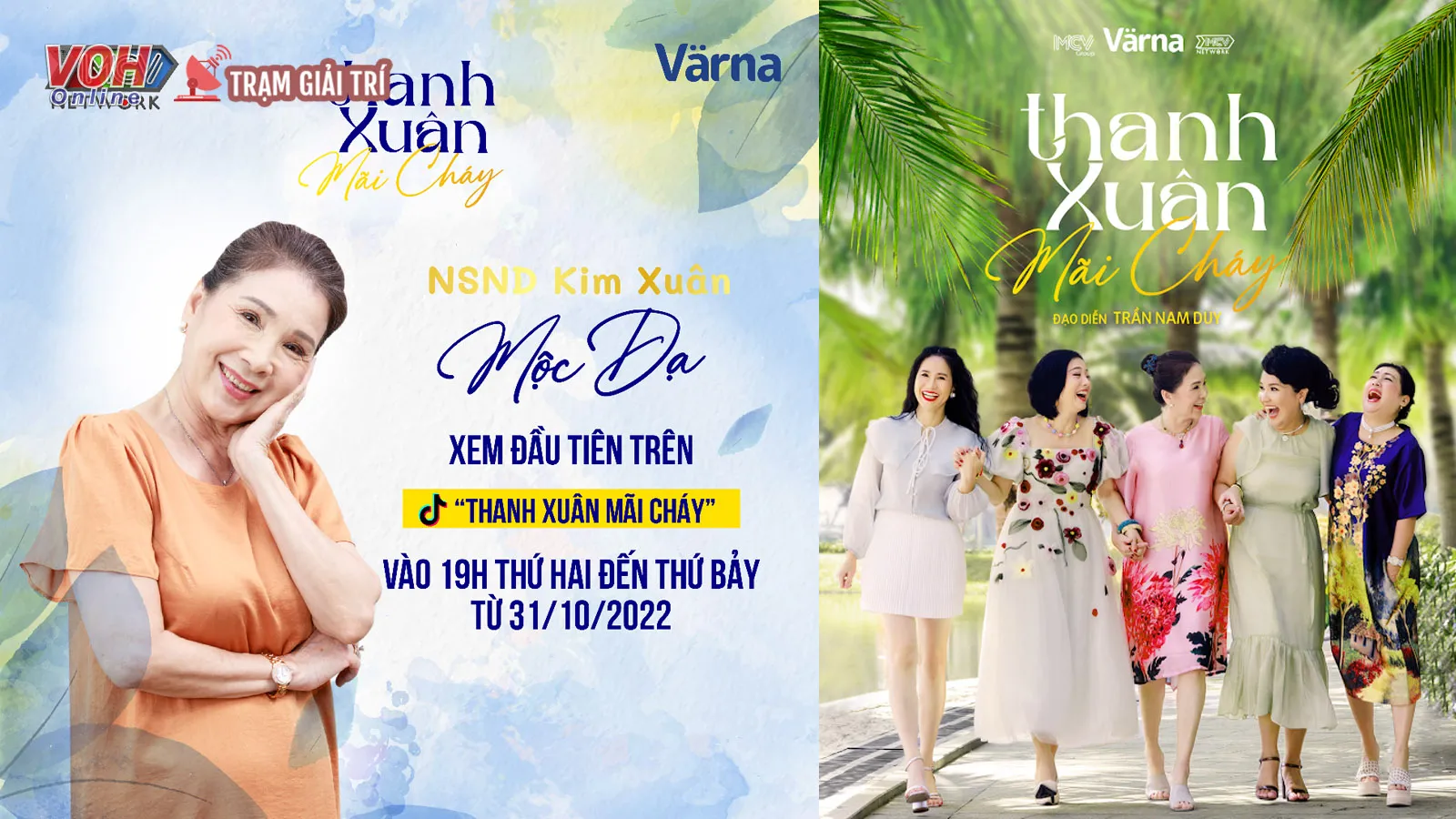 NSND Kim Xuân thêm yêu đời và lạc quan trong sitcom Thanh Xuân Mãi Cháy