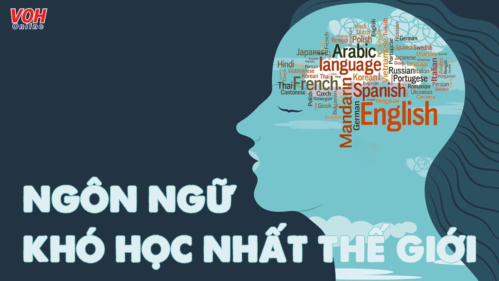 Top 20 ngôn ngữ khó học nhất thế giới