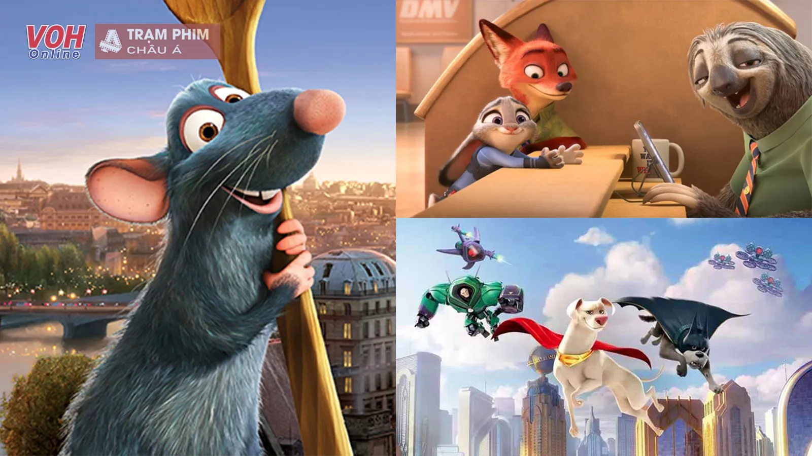 15 bộ phim hoạt hình về động vật hay và siêu dễ thương