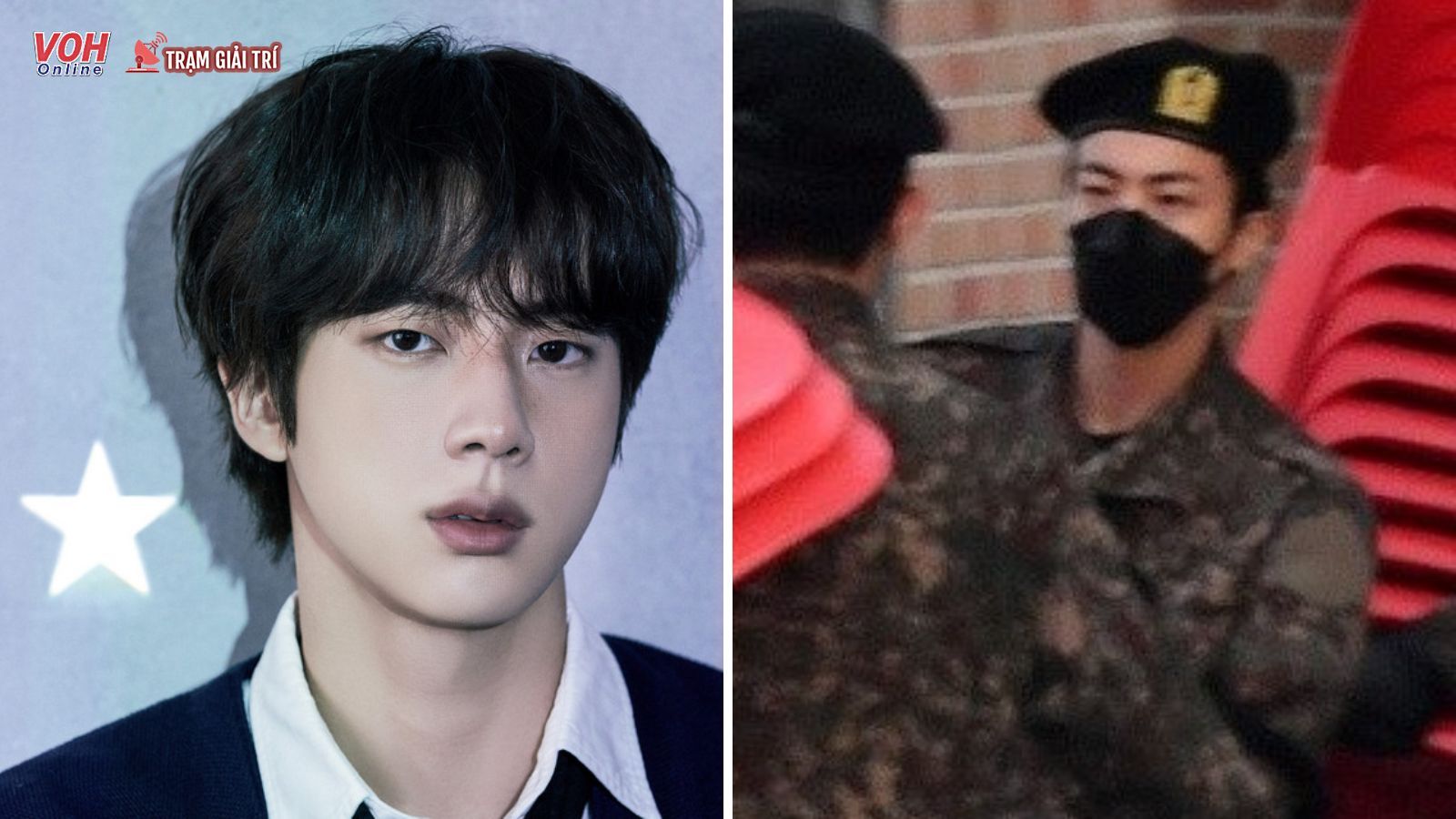 Fan phát sốt với loạt ảnh của Jin (BTS) trong quân ngũ