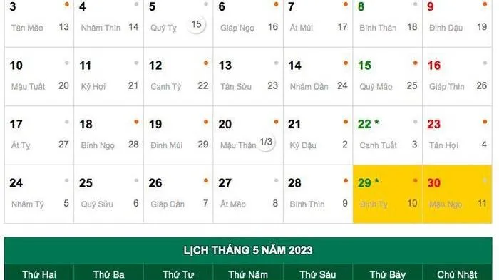 Lễ 30/4-1/5, người dân được nghỉ 5 ngày