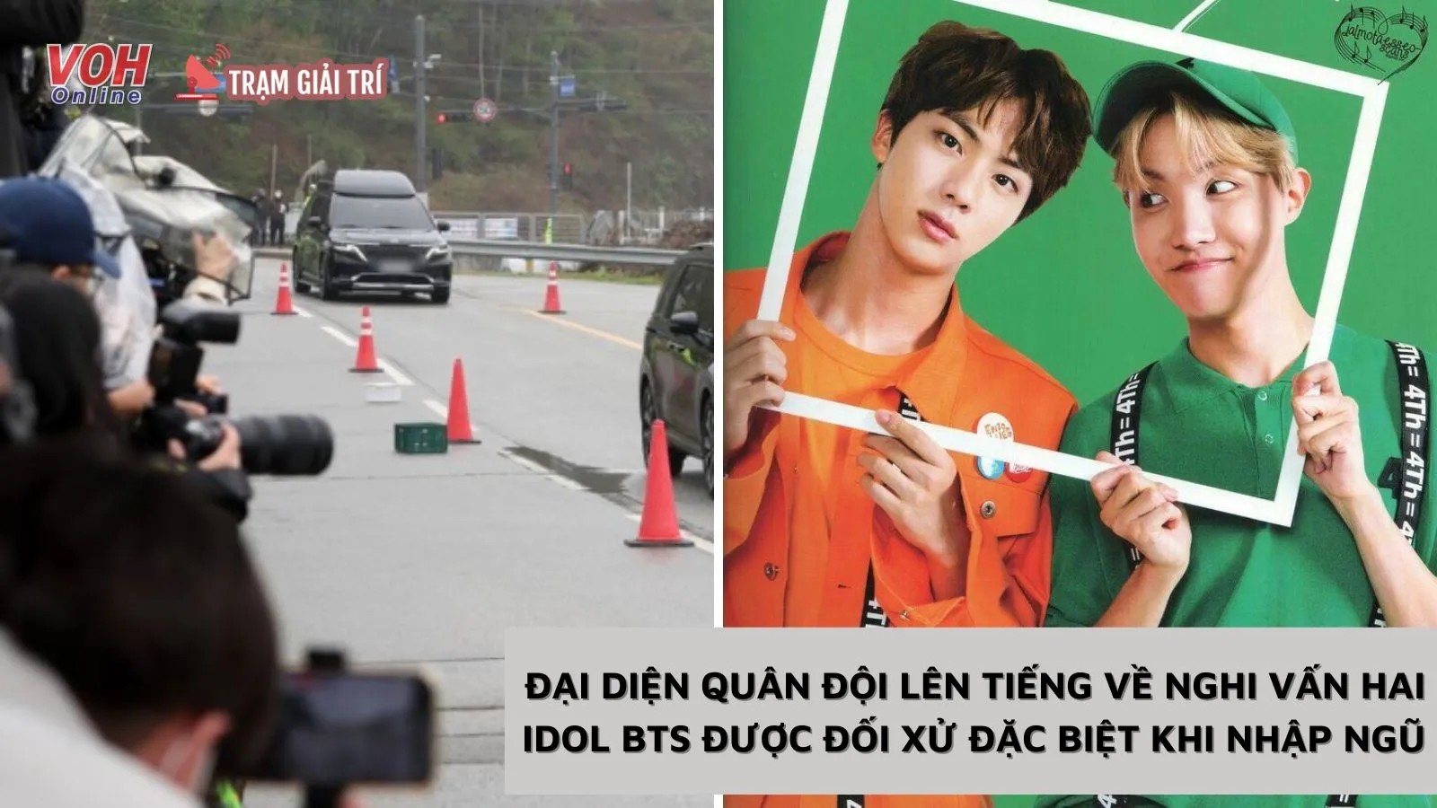 Jin và J-Hope (BTS) vướng nghi vấn được đối xử đặc biệt khi nhập ngũ, đại diện quân đội lên tiếng