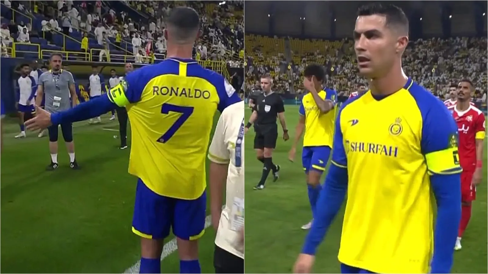 Ronaldo giận dữ, hành xử không kiêng nể với HLV tạm quyền của Al Nassr