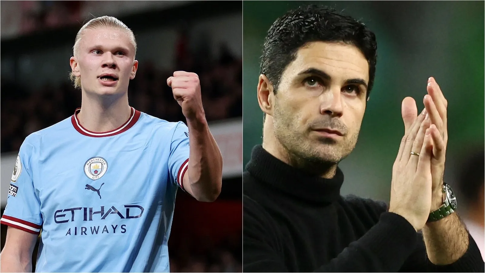 HLV Arteta tấm tắc khen Haaland trước trận đại chiến với Man City