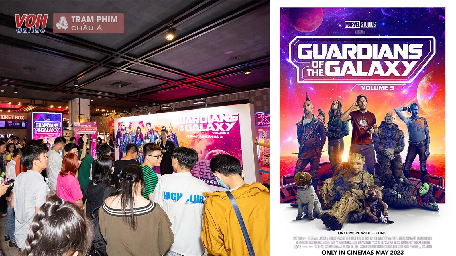 Người hâm mộ Việt Nam bùng nổ cảm xúc với Guardians of the Galaxy Vol.3