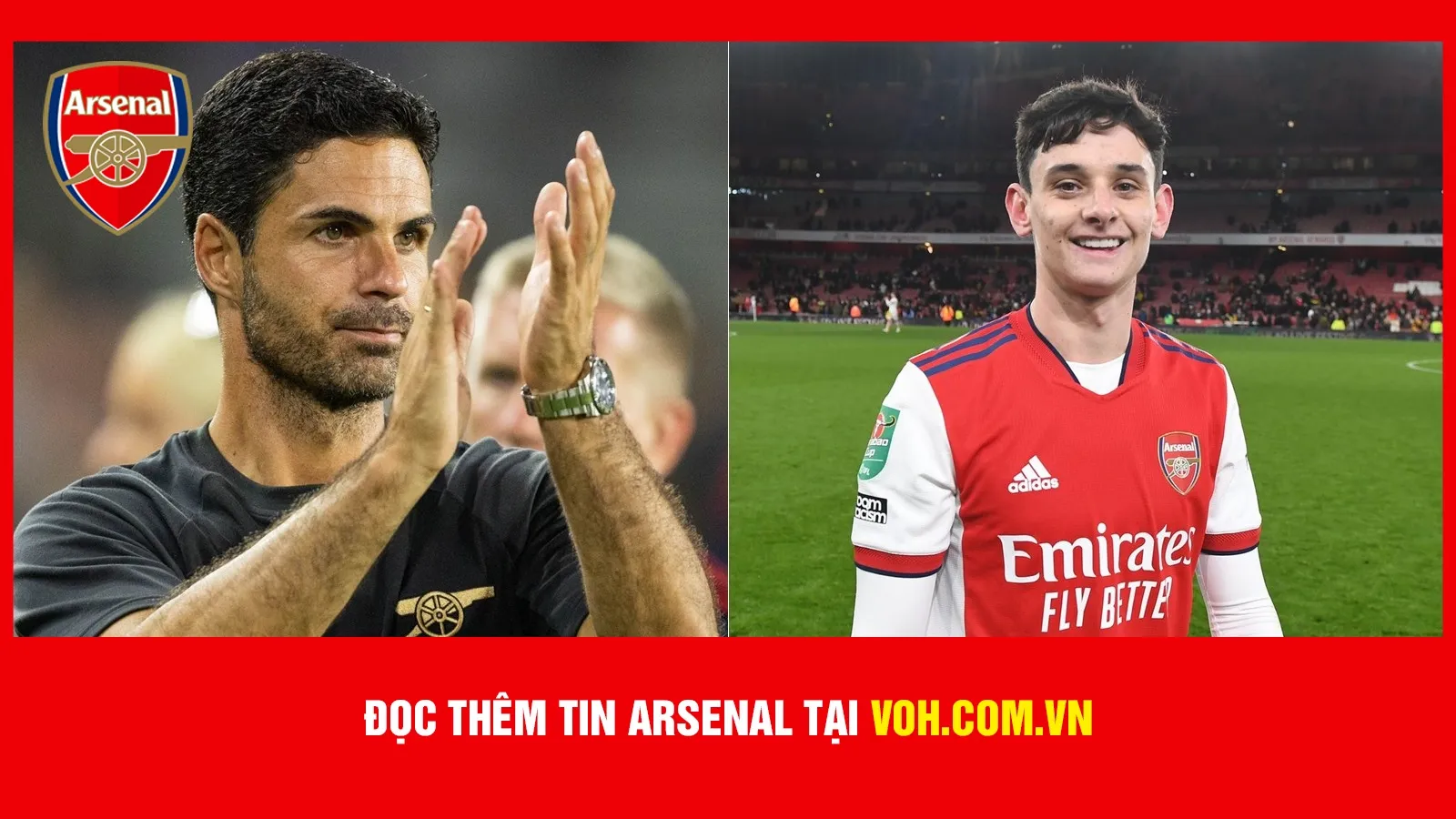 Arsenal chia tay cỗ máy đánh chặn 19 tuổi