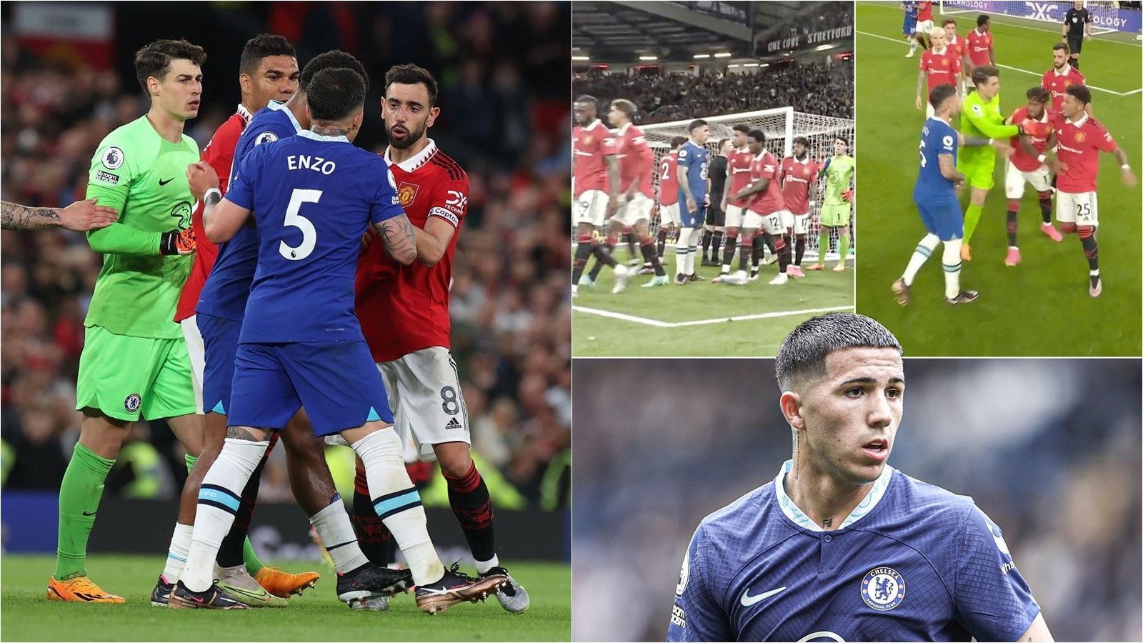 Enzo Fernandez cay cú, tiến đến gây sự với Sancho