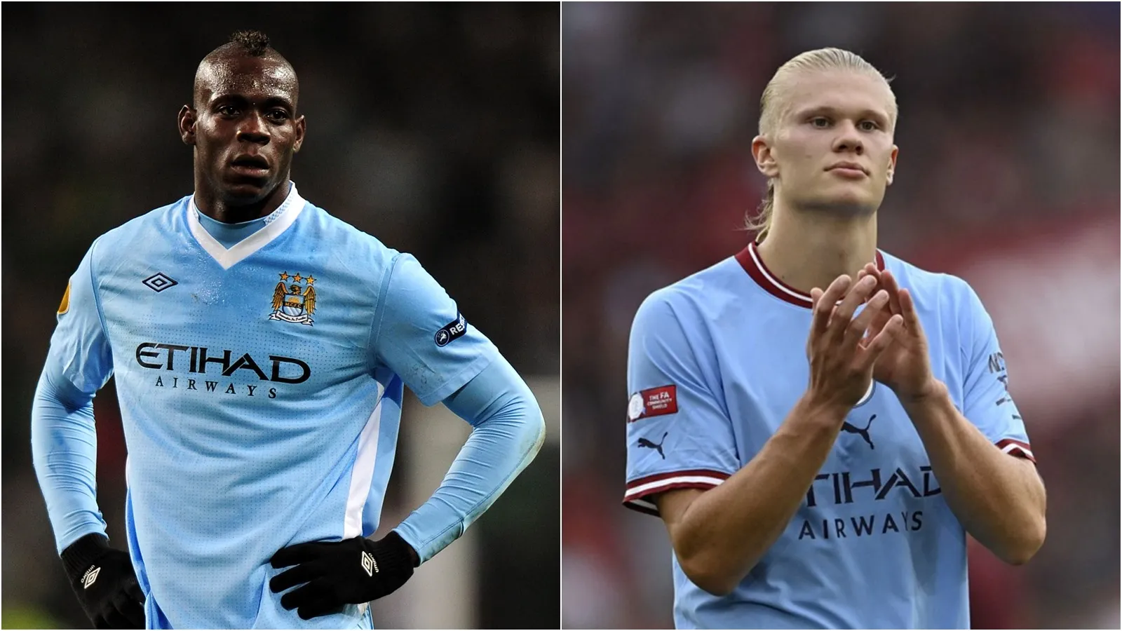 Đến Balotelli cũng phát cuồng vì Haaland
