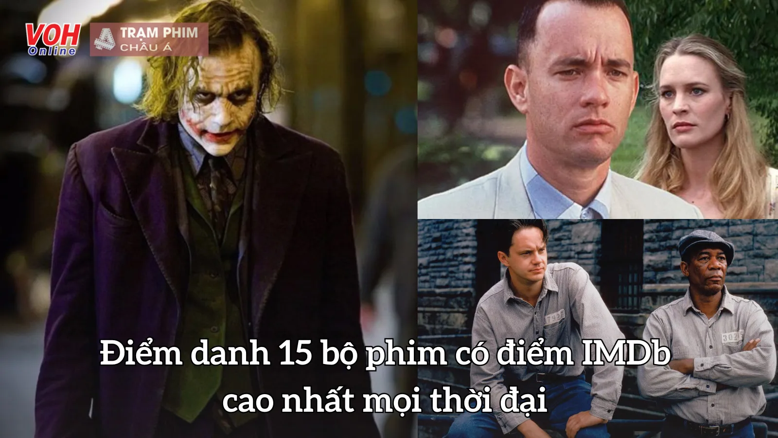 Top 15 bộ phim có điểm IMDb cao nhất mọi thời đại, bạn nhất định nên xem một lần