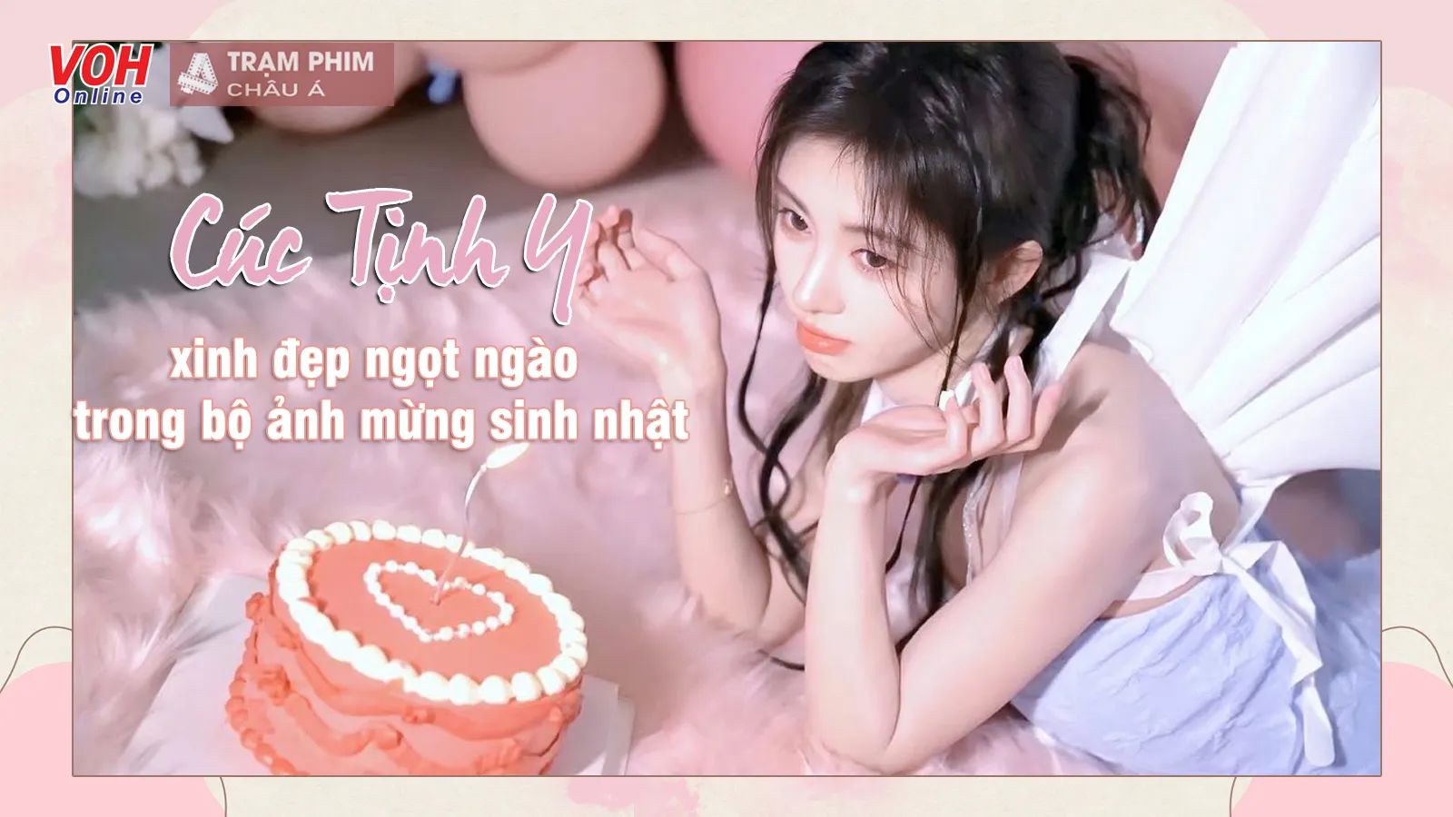 Cúc Tịnh Y xinh đẹp ngọt ngào như tiểu tiên nữ trong bộ ảnh đón tuổi 29