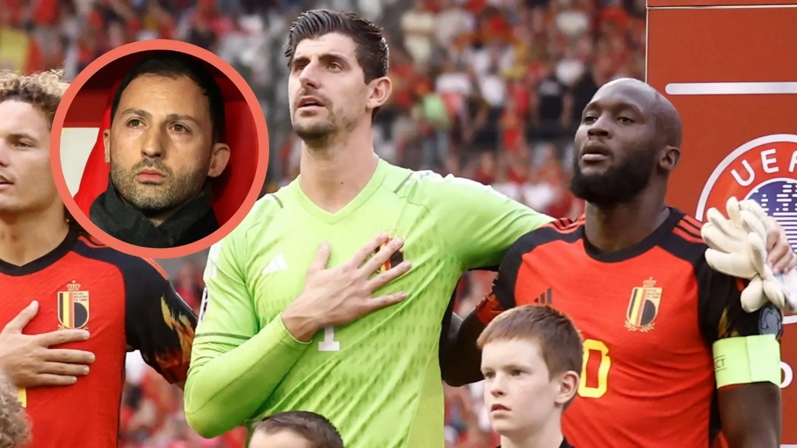 Courtois bỏ tập, dỗi HLV ĐT Bỉ vì trao băng thủ quân cho Lukaku