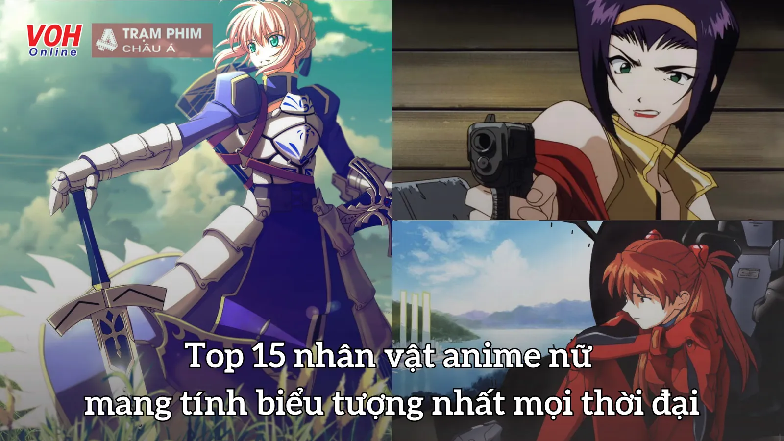 Top 15 nhân vật anime nữ mang tính biểu tượng nhất mọi thời đại