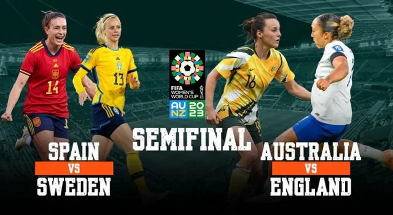 Link xem trực tiếp World Cup nữ 2023 vòng Bán kết: Tây Ban Nha vs Thụy Điển | Australia vs Anh