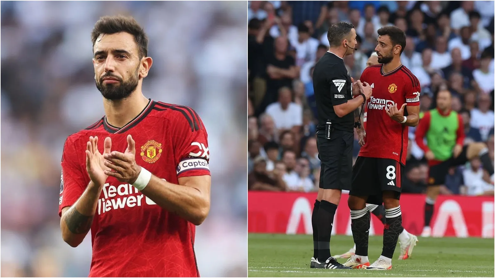 Chuyền hỏng liên tục, quát tháo đồng đội: Có một Bruno Fernandes tệ hại trước Tottenham