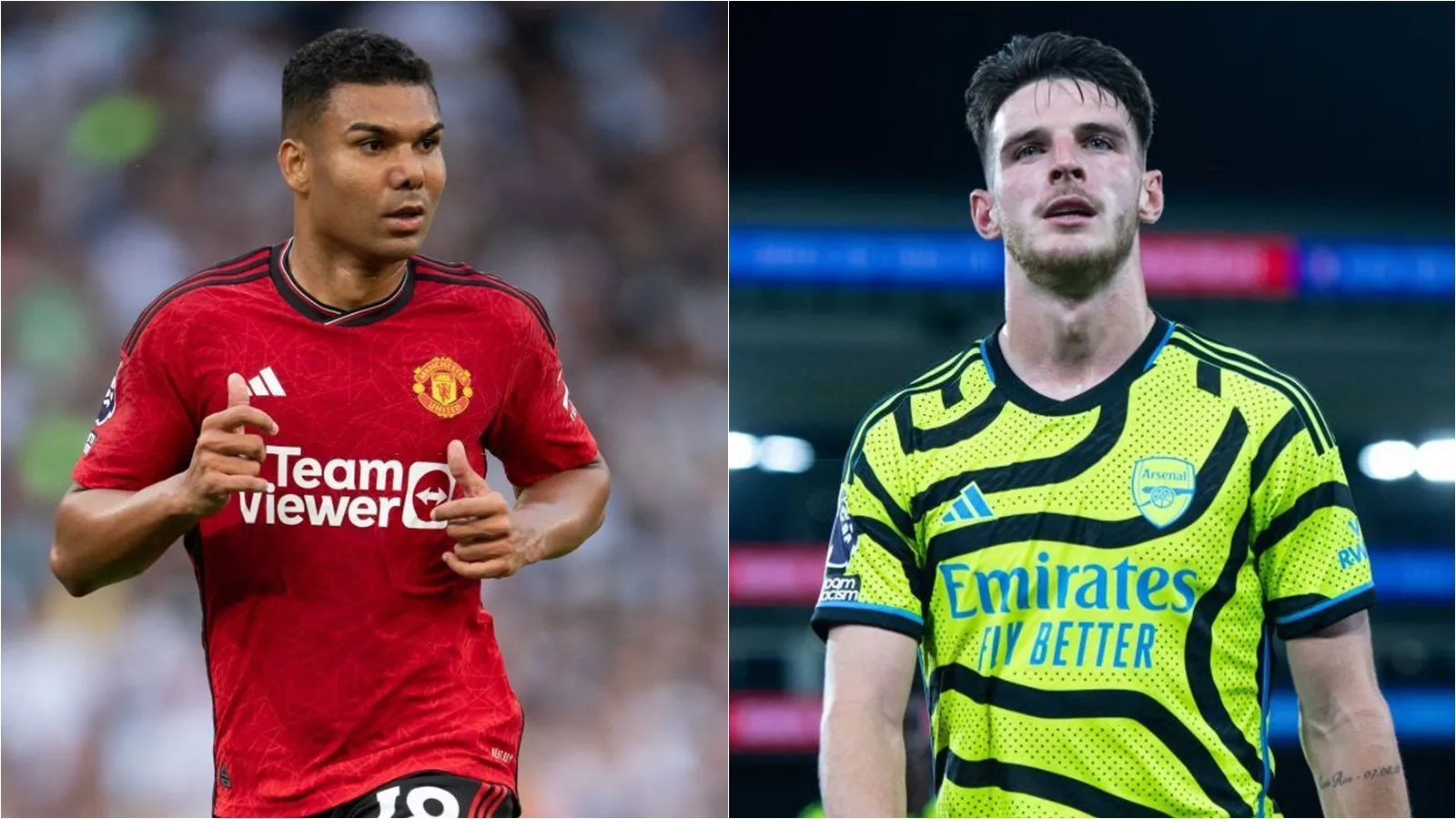 CHOÁNG: Bruno Fernandes, Casemiro bị qua người nhiều gấp 13 lần Declan Rice