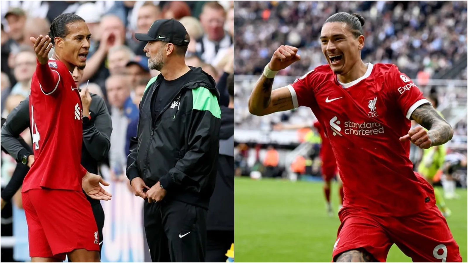 Chấm điểm Newcastle 1-2 Liverpool: Tội đồ Van Dijk | Nunez cứu rỗi The Kop