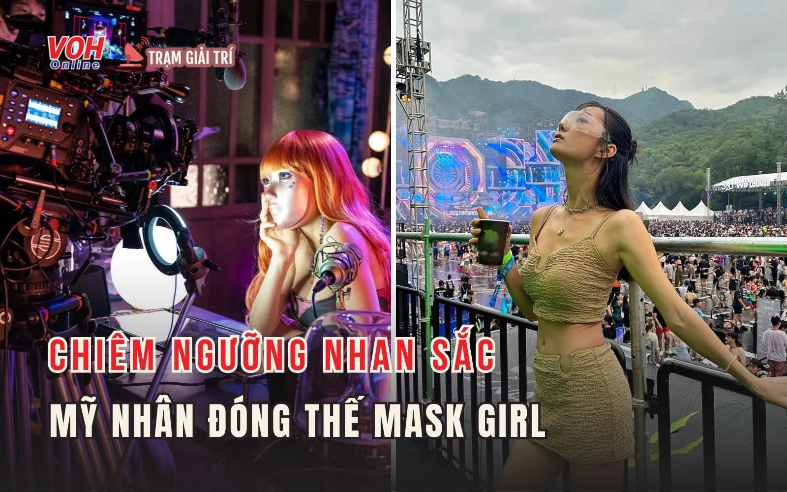 Vẻ đẹp nóng bỏng của diễn viên Mask Girl đang du lịch ở Việt Nam