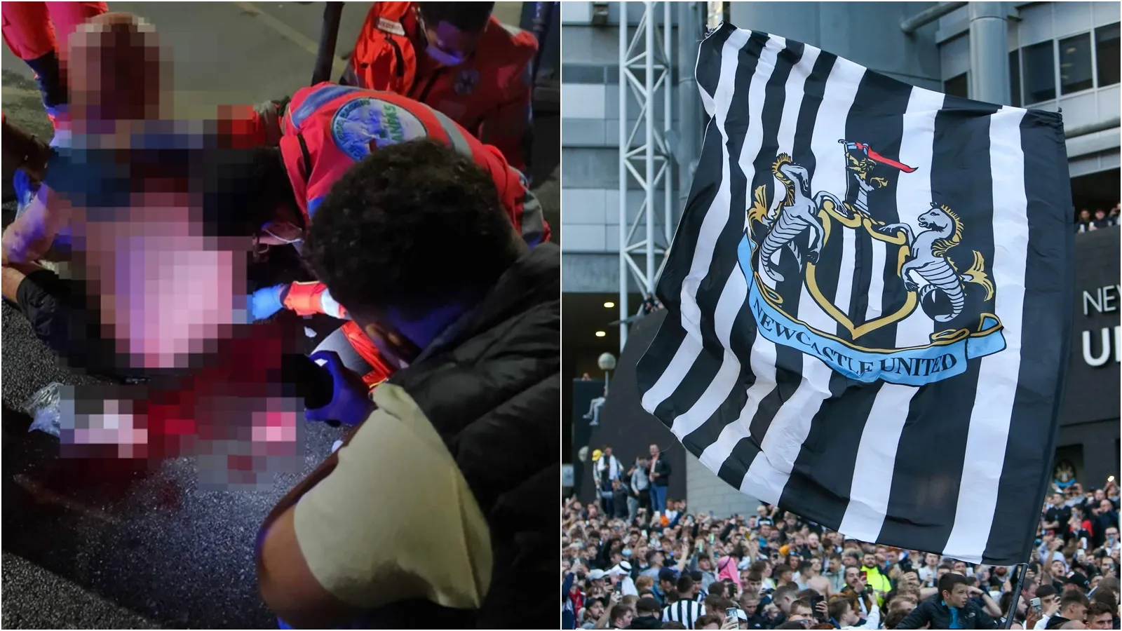 CHOÁNG: Fan cuồng AC Milan phục kích, đâm CĐV Newcastle