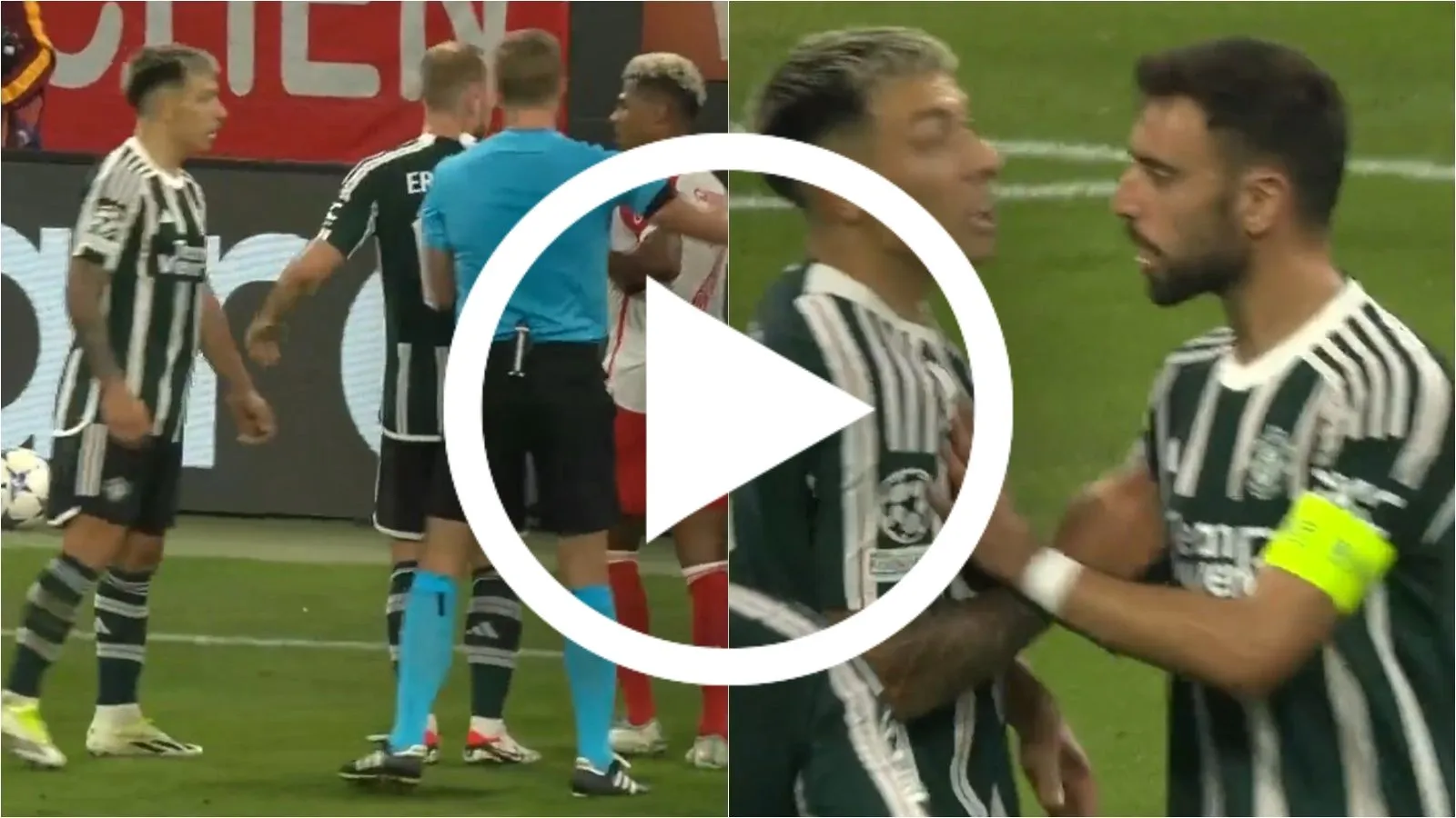 VIDEO: Lisandro Martinez một mình &quot;cân&quot; 3 cầu thủ Bayern Munich, Bruno dốc hết lực can ngăn