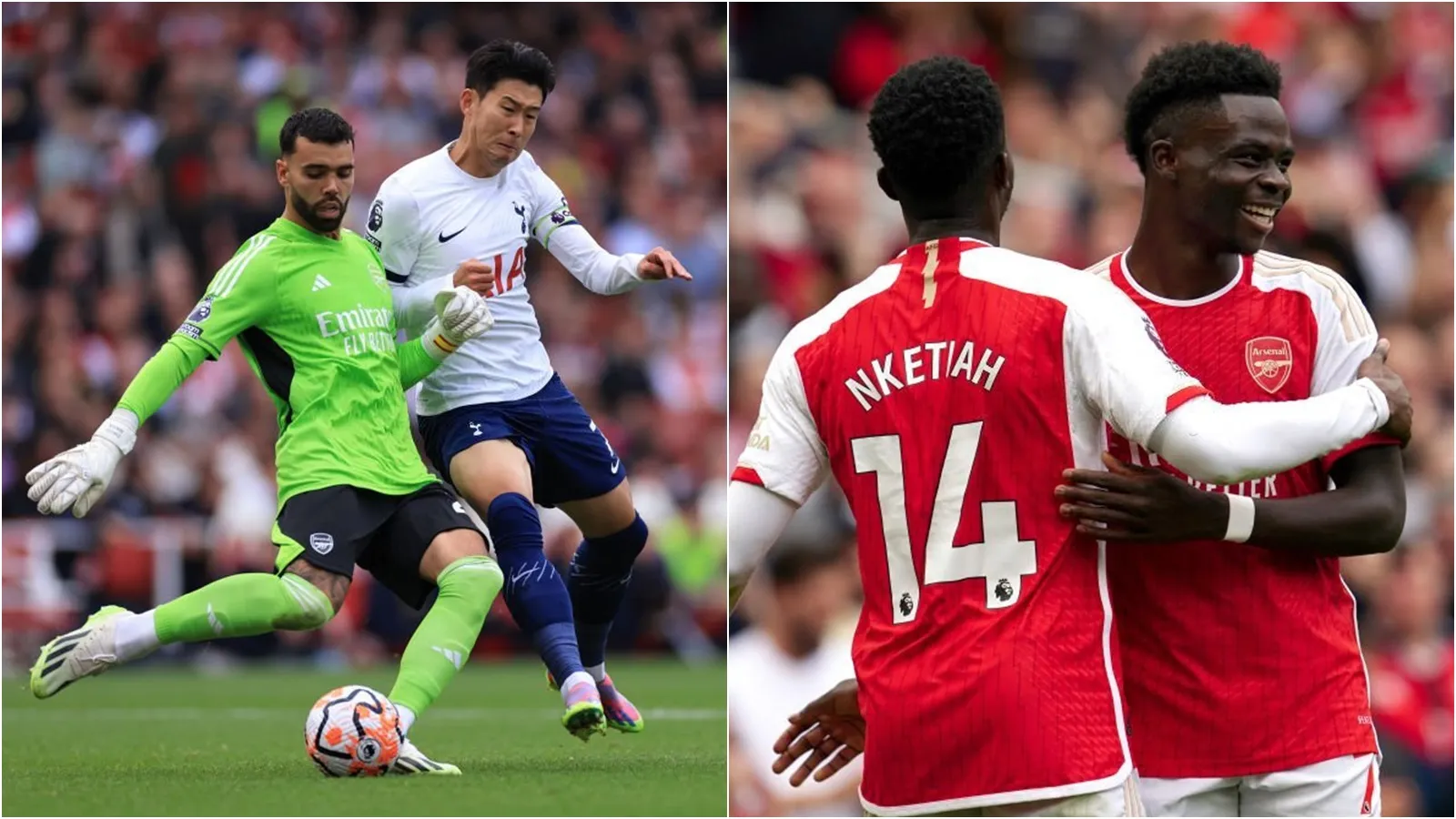 Chấm điểm Arsenal 2-2 Tottenham: Raya kiến tạo cho đối thủ | Saka gồng gánh hàng công