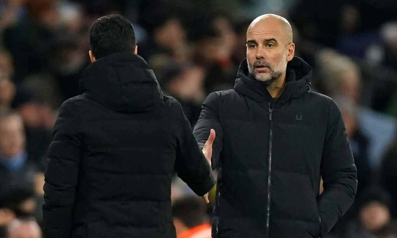 Man City thua trận, Pep Guardiola nói 1 câu tâm phục khẩu phục với Mikel Arteta