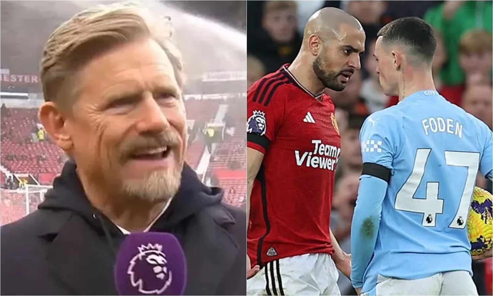 Peter Schmeichel chê Amrabat: Cậu ta còn cách một khoảng rất xa so với nhịp độ của Man City