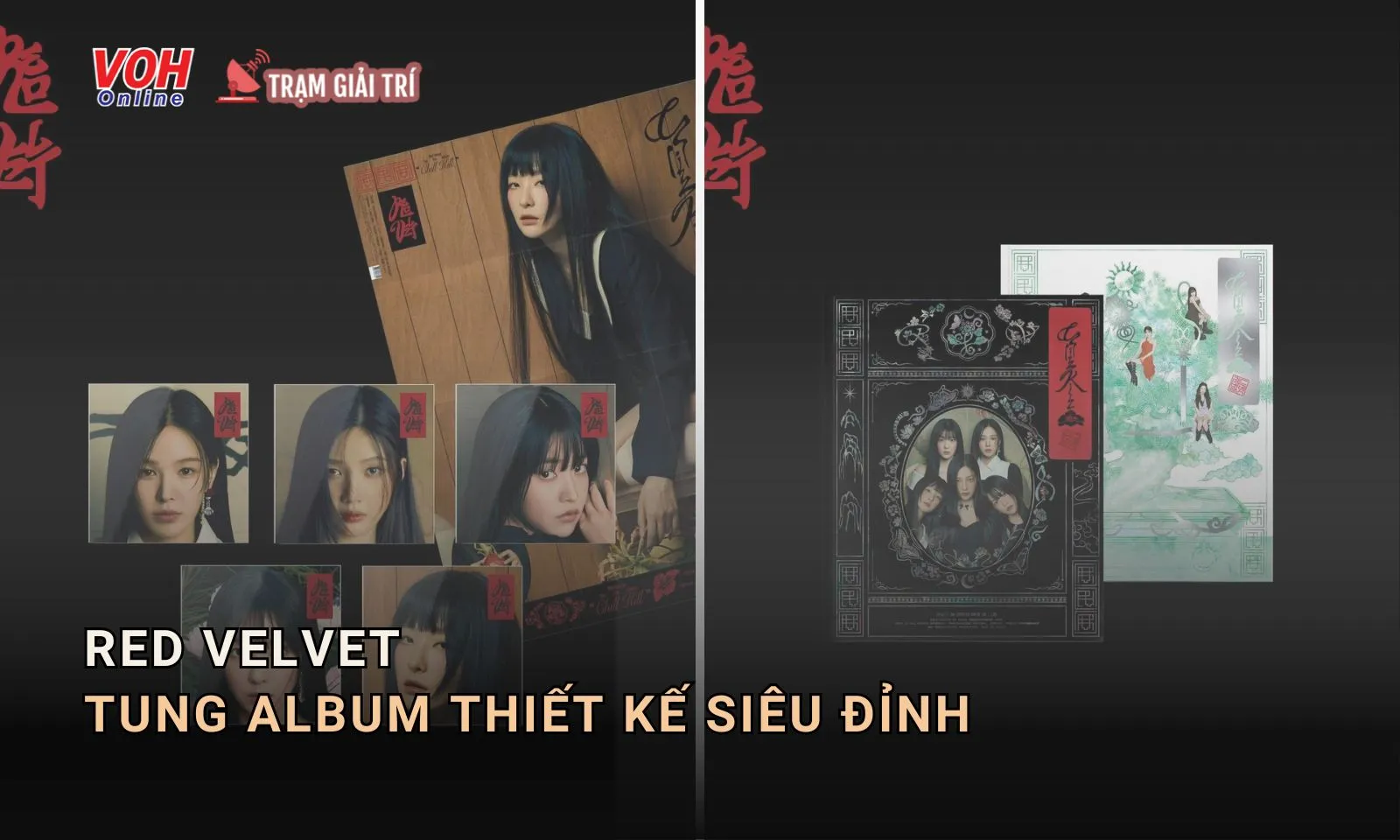 Cộng đồng mạng phát sốt trước album thiết kế siêu đỉnh của Red Velvet