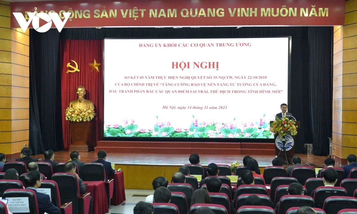 Các cơ quan Trung ương cần đi đầu trong bảo vệ nền tảng tư tưởng của Đảng