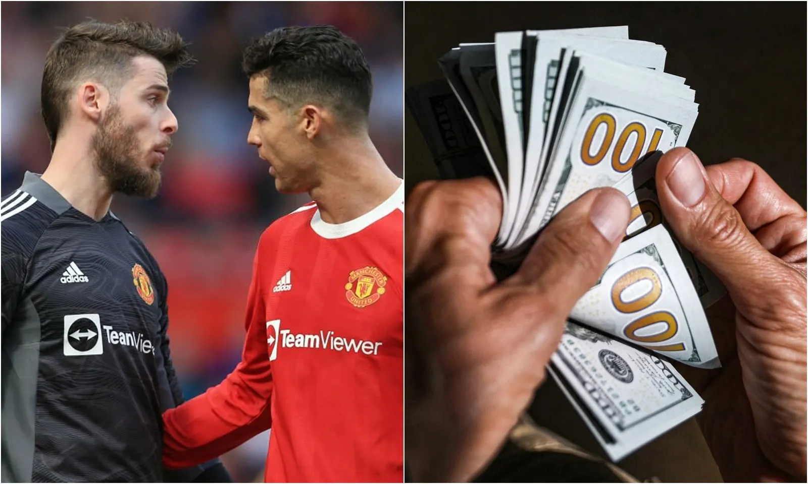 De Gea từ chối lương 15 tỷ/tuần để sát cánh cùng Ronaldo