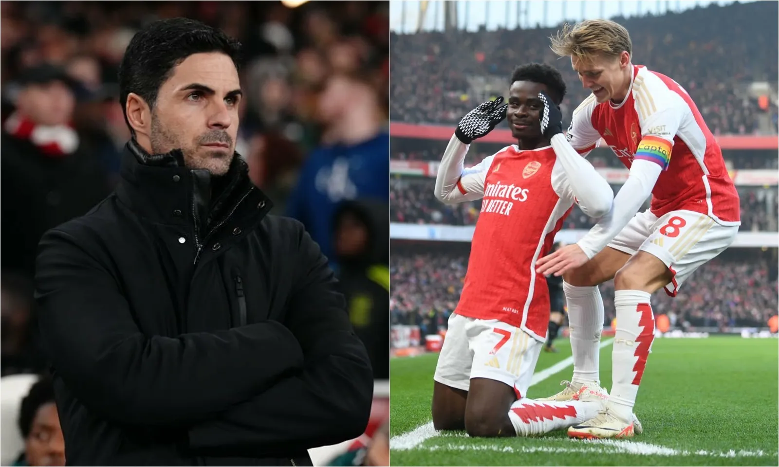 Arteta nói thẳng số điểm Arsenal cần để vô địch Ngoại hạng Anh, vượt xa mùa giải bất khả chiến bại