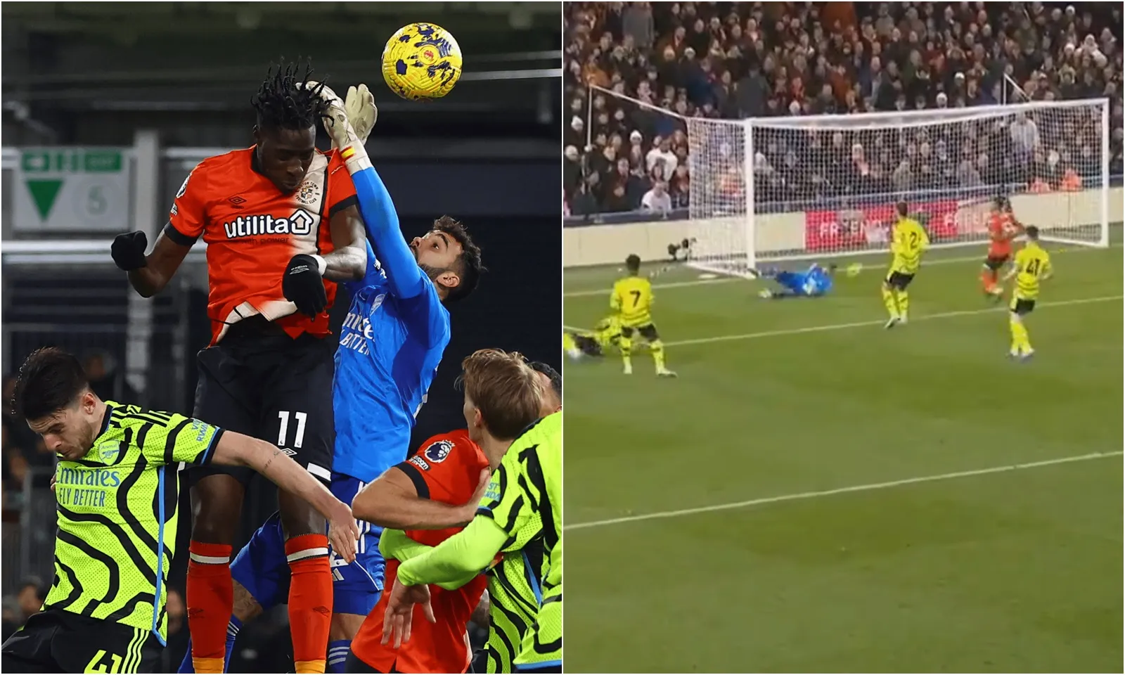 Raya bị Onana nhập, Arsenal suýt ôm hận trước Luton Town