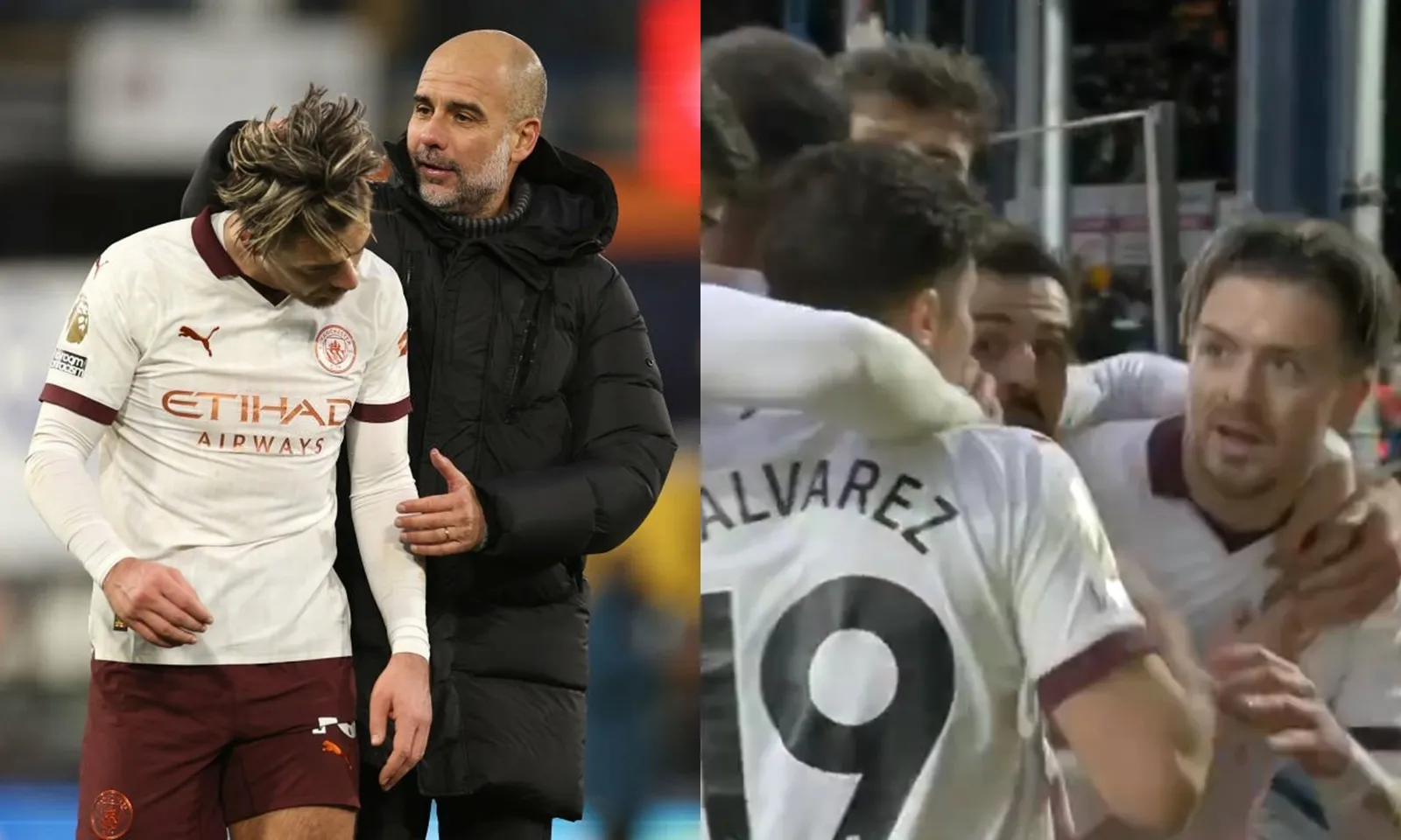 HÀI HƯỚC: Jack Grealish ăn mừng trong sợ hãi, ngại VAR phá hỏng màn ngược dòng của Man City