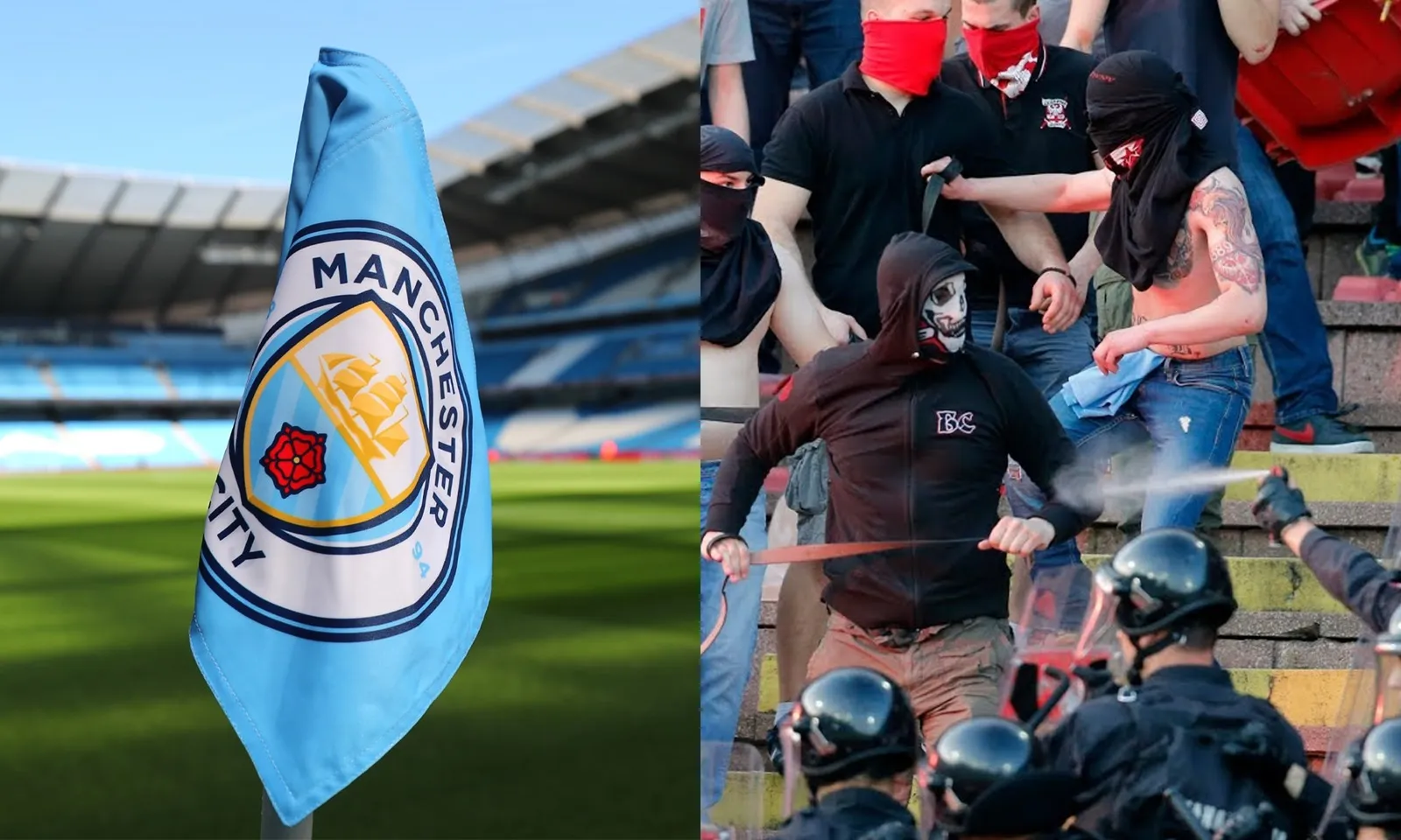 CĐV Man City bị 30 người bí ẩn vây đánh trên đất Serbia