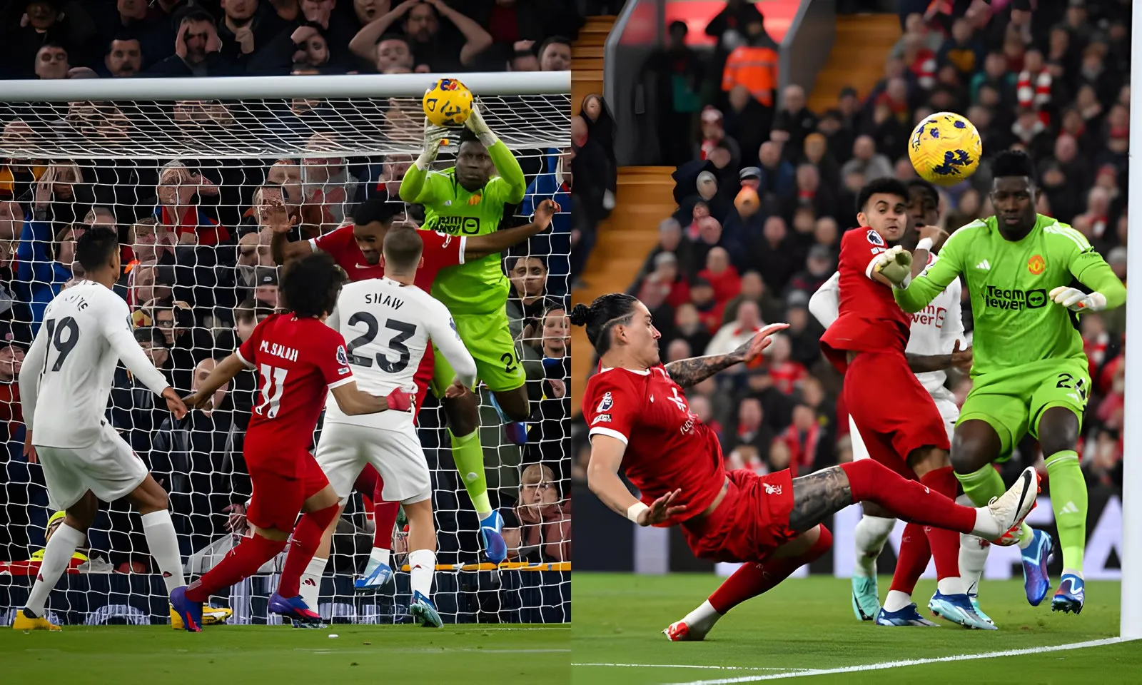 Chấm điểm Liverpool 0-0 MU: Đẳng cấp Varane, Onana | Nunez vô hại