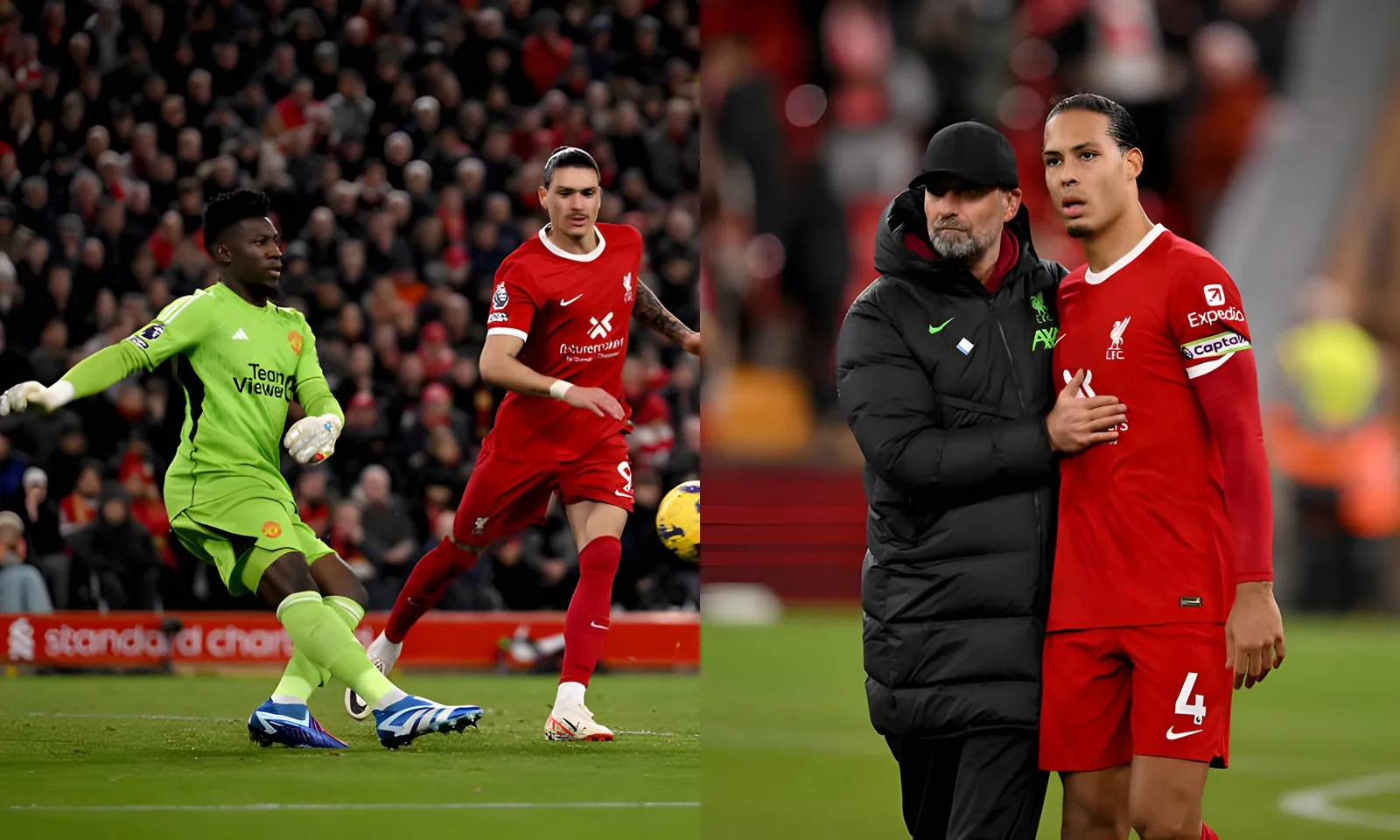 Onana thi đấu cực nhây, Van Dijk nổi điên gây sự trong đường hầm