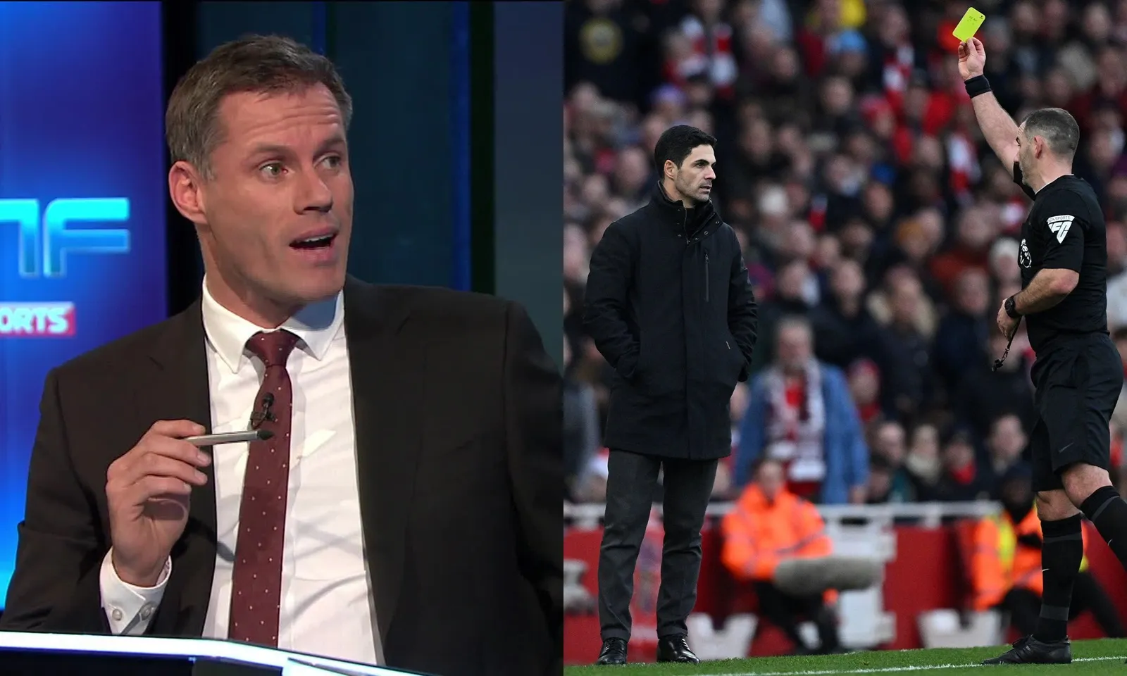 Carragher chỉ trích Arteta: Lời bào chữa đó thật vô lý!