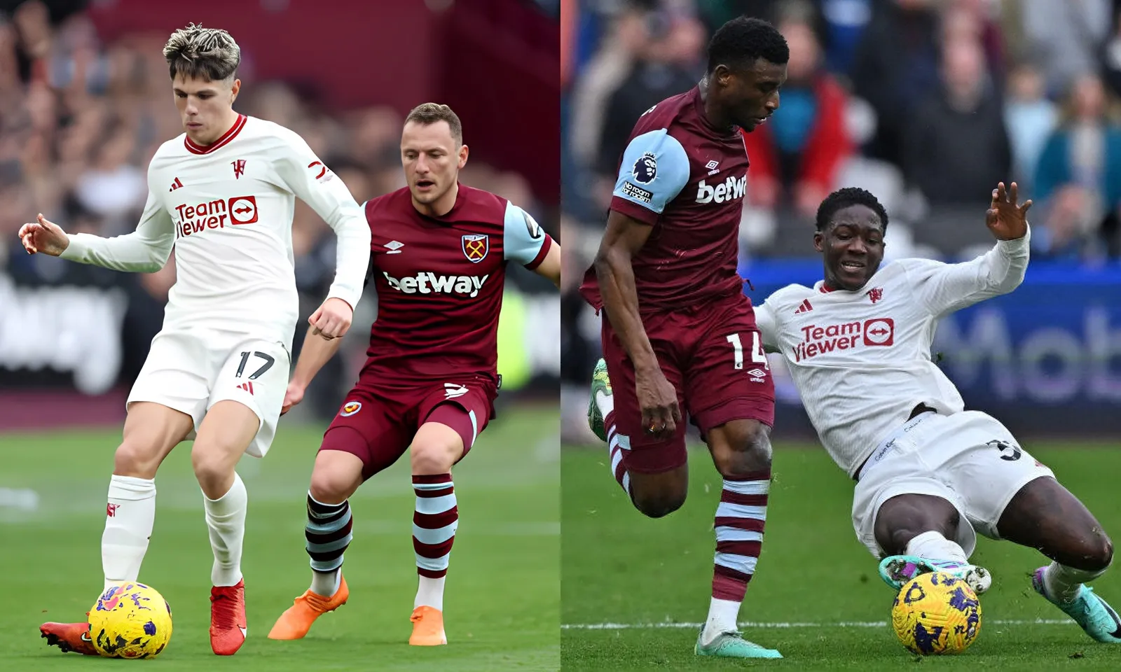 Chấm điểm West Ham 2-0 MU: Thảm họa Garnacho | Mainoo hóa tội đồ