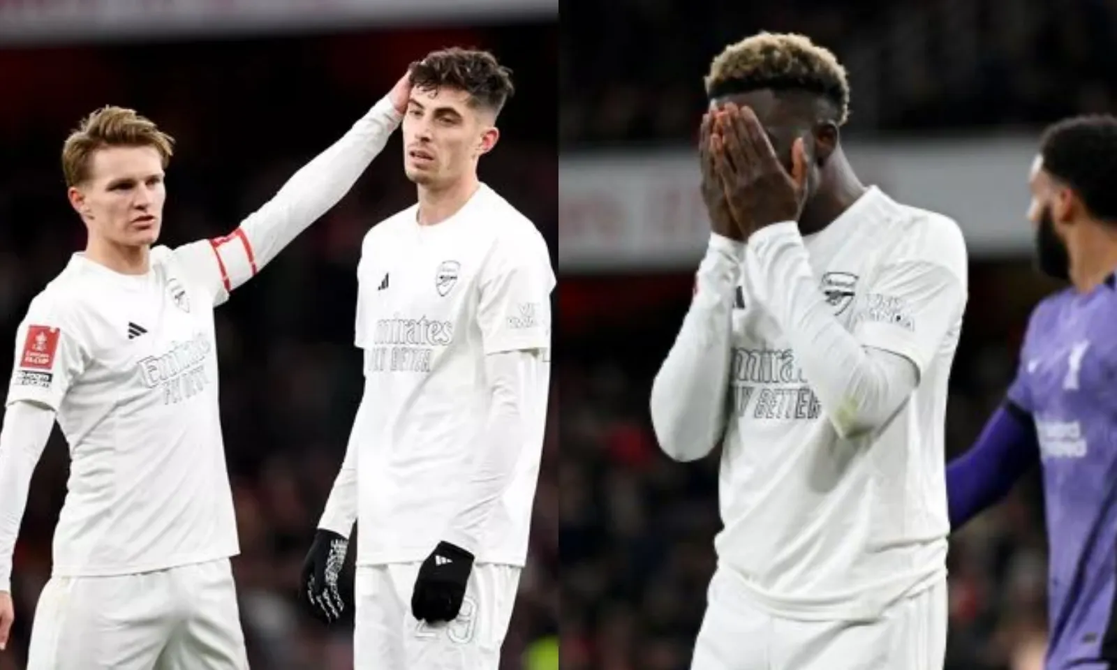 Chấm điểm Arsenal 0-2 Liverpool: Bộ đôi thần rừng Havertz - Saka | Declan Rice đỡ không nổi tội đồ phá game