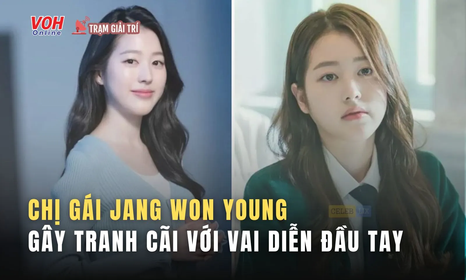 Chị gái Jang Won Young gây tranh cãi xoay quanh vai diễn đầu tay