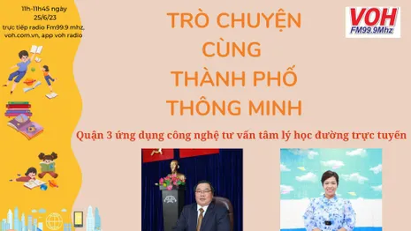 Quận 3 ứng dụng công nghệ tư vấn tâm lý học đường trực tuyến