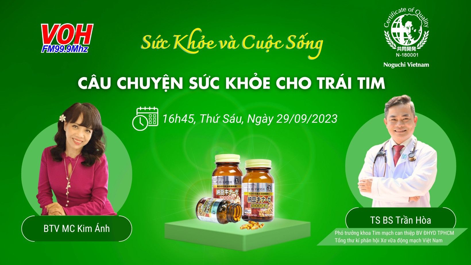 Câu chuyện Sức khỏe trái tim - Nhân ngày tim mạch thế giới 29/9