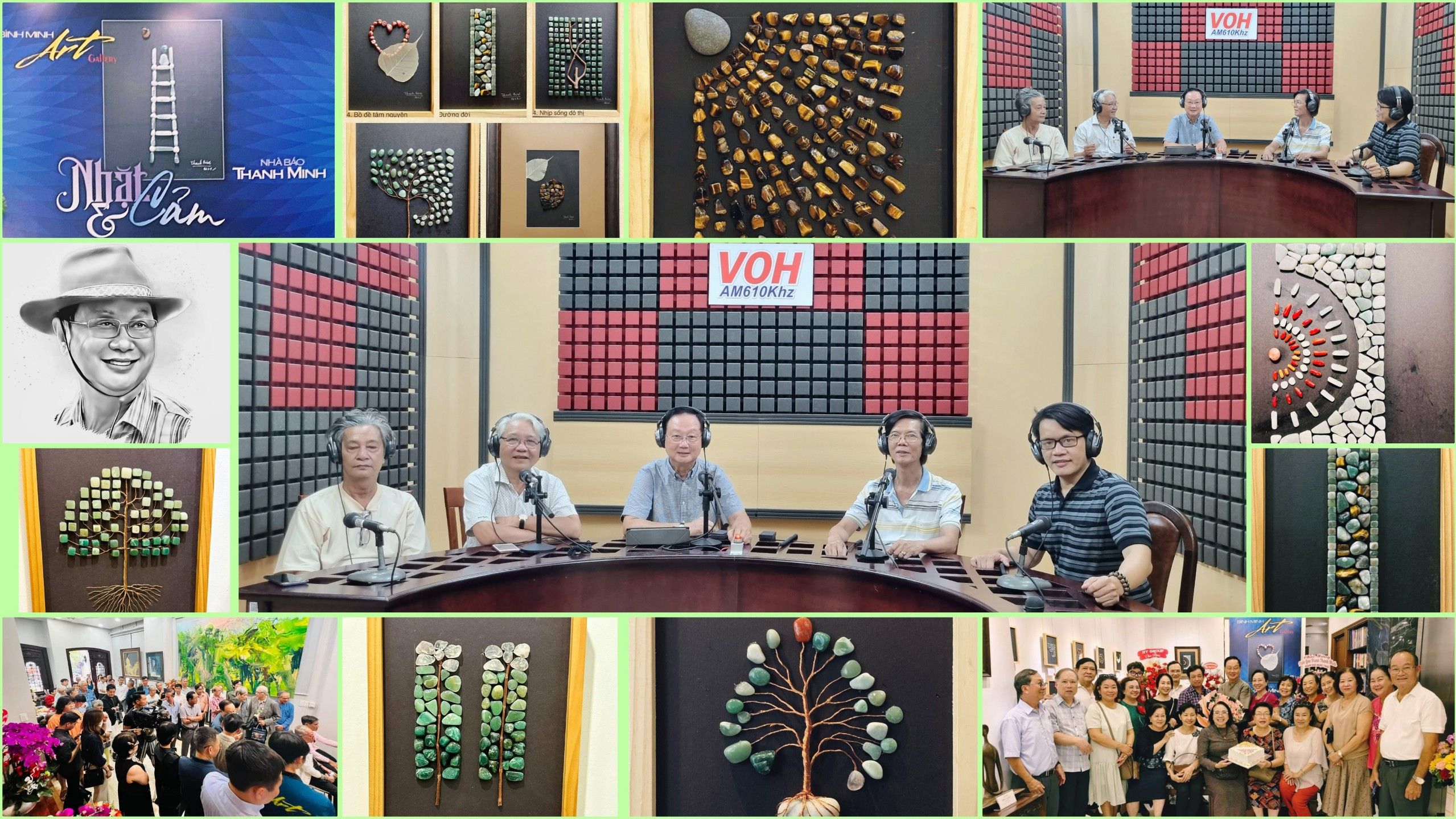 Cùng nhặt và cảm “Ký tự đá” của nhà báo Nguyễn Thanh Minh