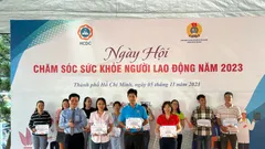 Ngày hội “Chăm sóc sức khỏe người lao động" năm 2023
