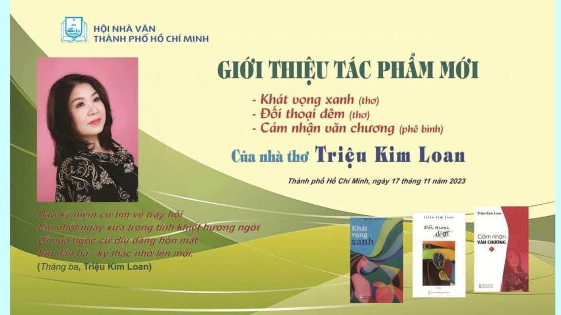 Nhà thơ Triệu Kim Loan ra mắt 3 tác phẩm mừng Ngày Nhà giáo