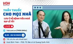 Lưu ý về bệnh tiêu hóa dịp Lễ Tết