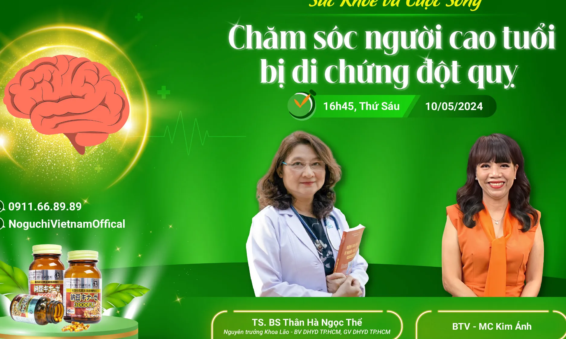 Chăm sóc người cao tuổi bị di chứng đột quỵ